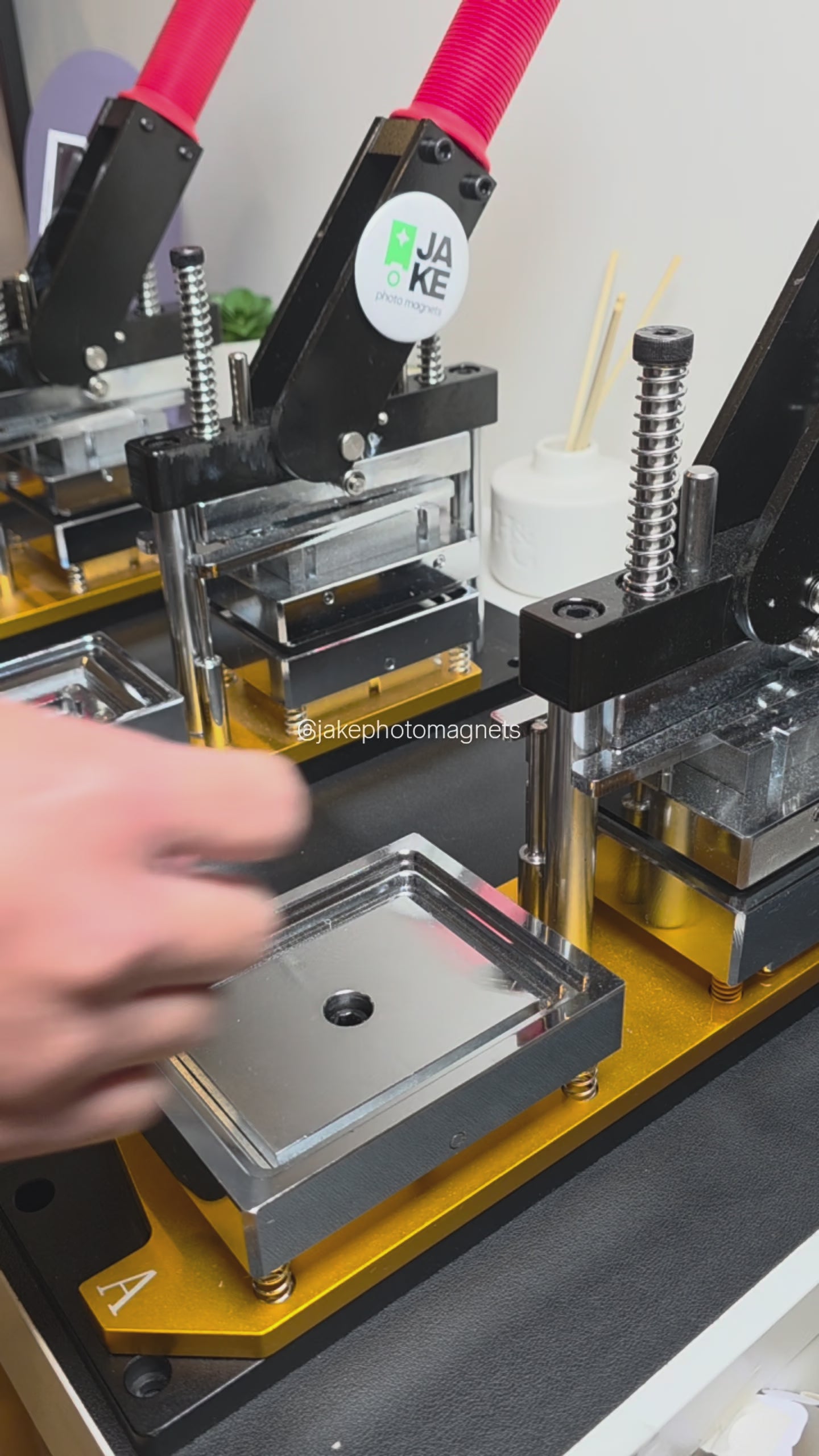 Rectangle Photo Magnets Machine Set
