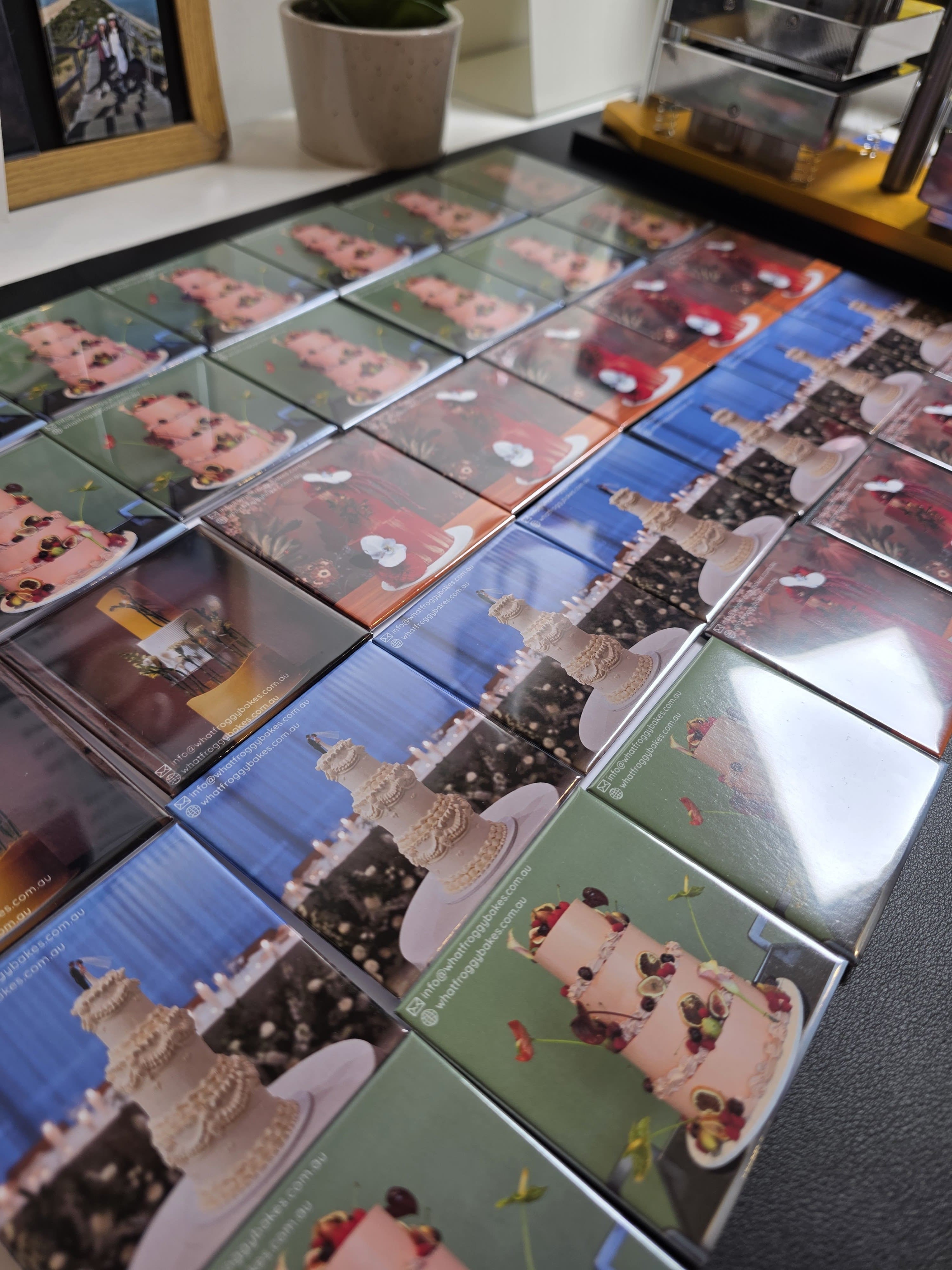 Premium Square Business Magnet Sets 6.35 x 6.35cm