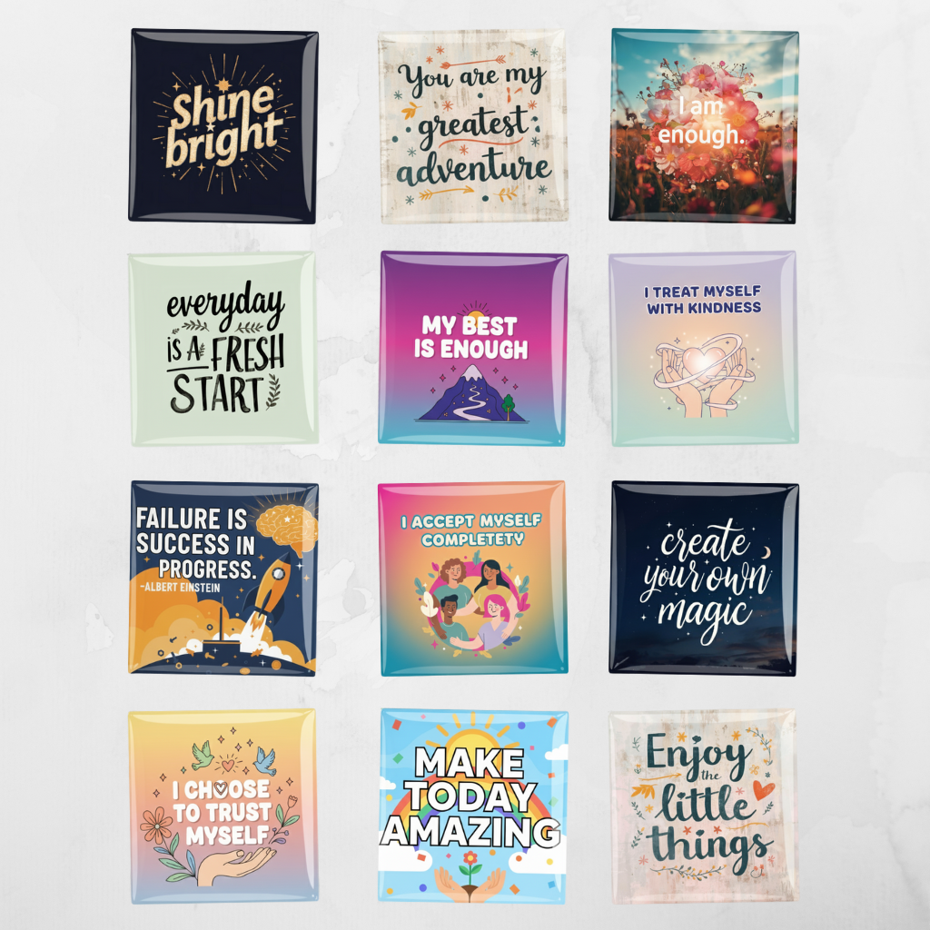 Bubble Photo Magnets