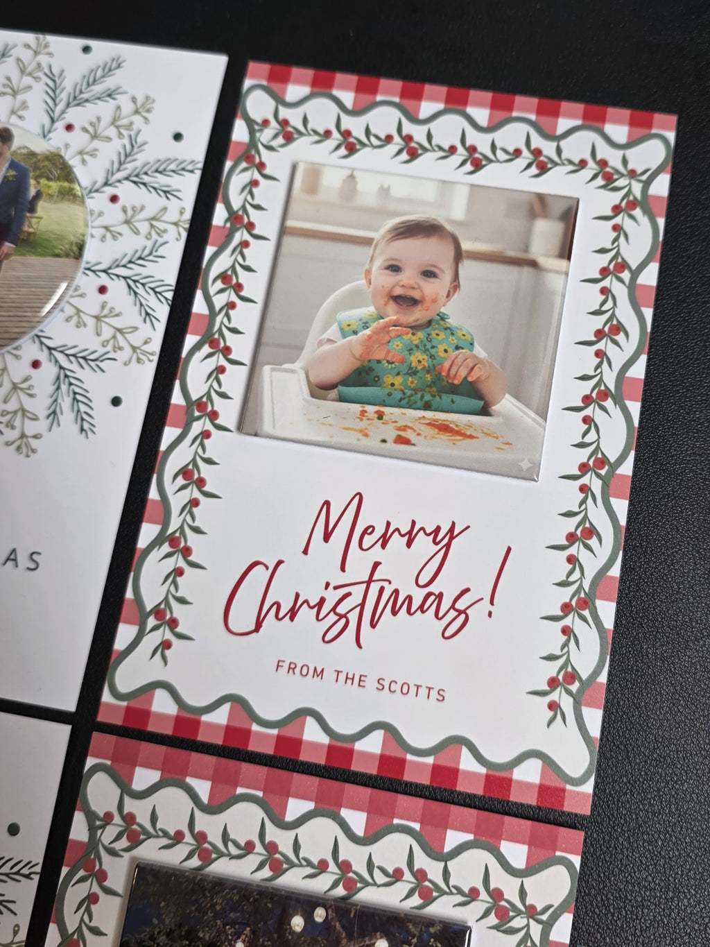Personalised Christmas Photo Magnet Cards