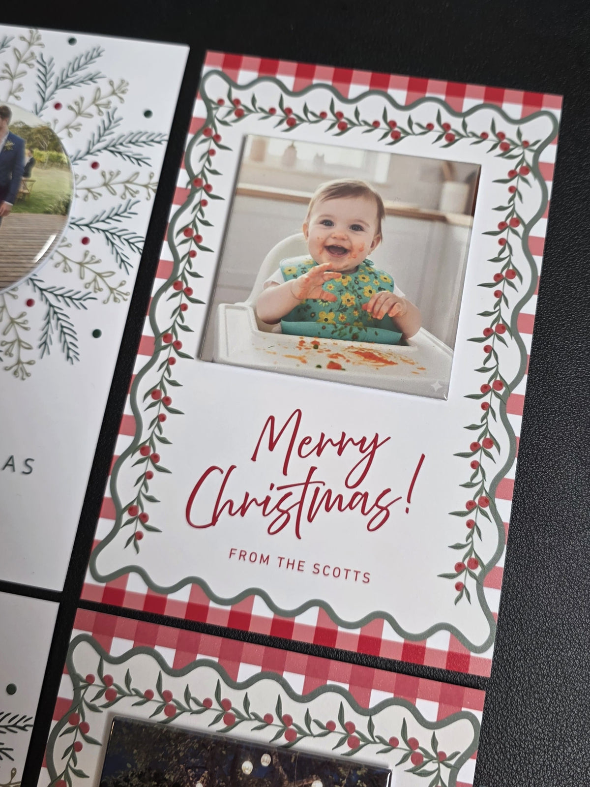 Personalised Christmas Photo Magnet Cards
