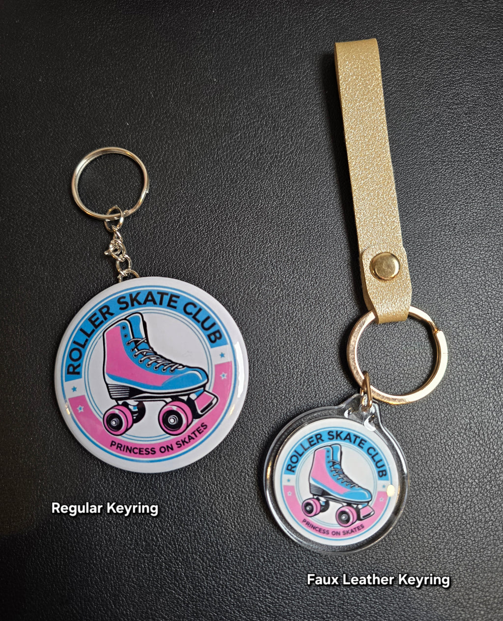 Round Custom Photo Acrylic Key Ring