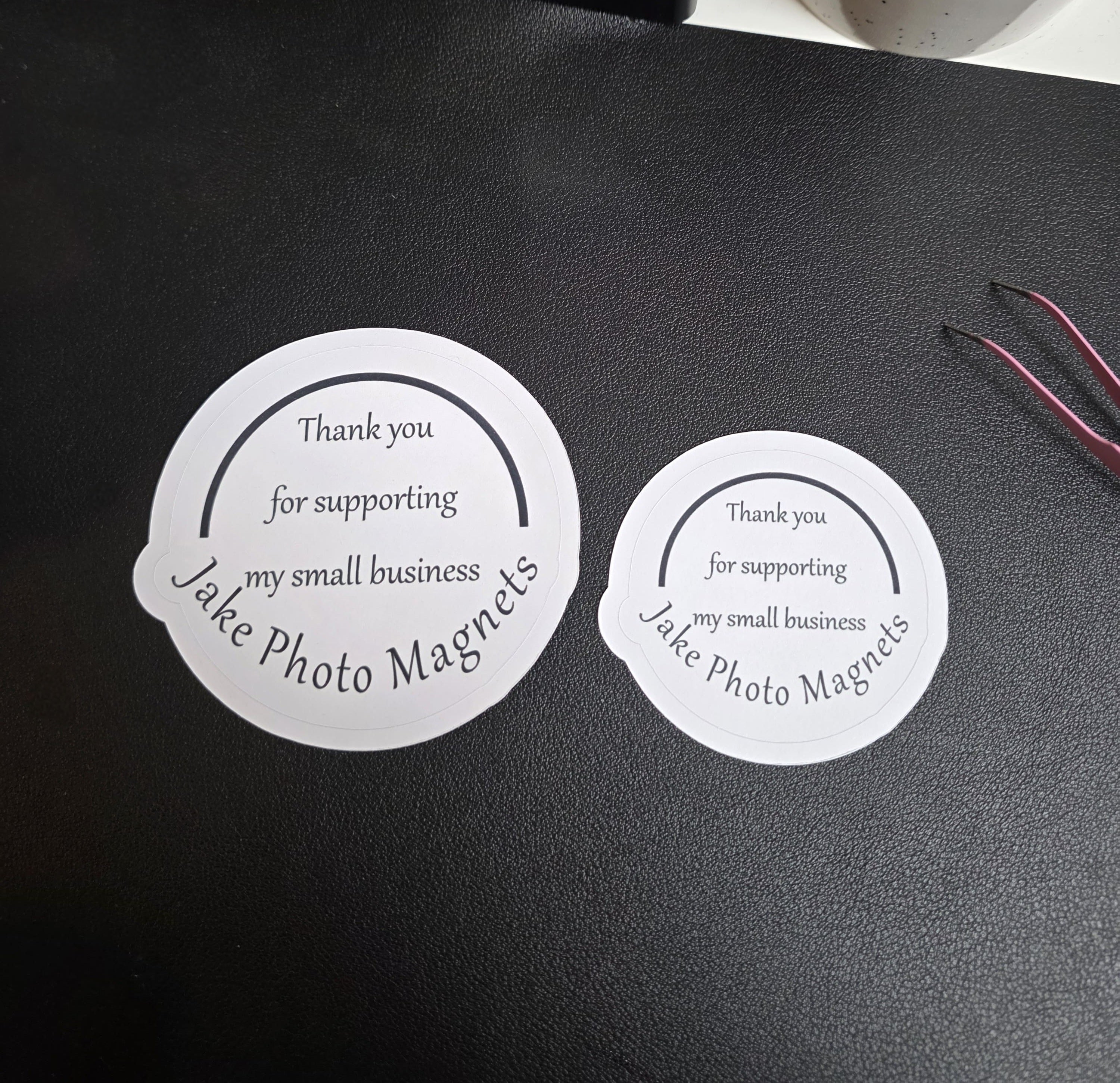 Custom Thank You Packaging Stickers