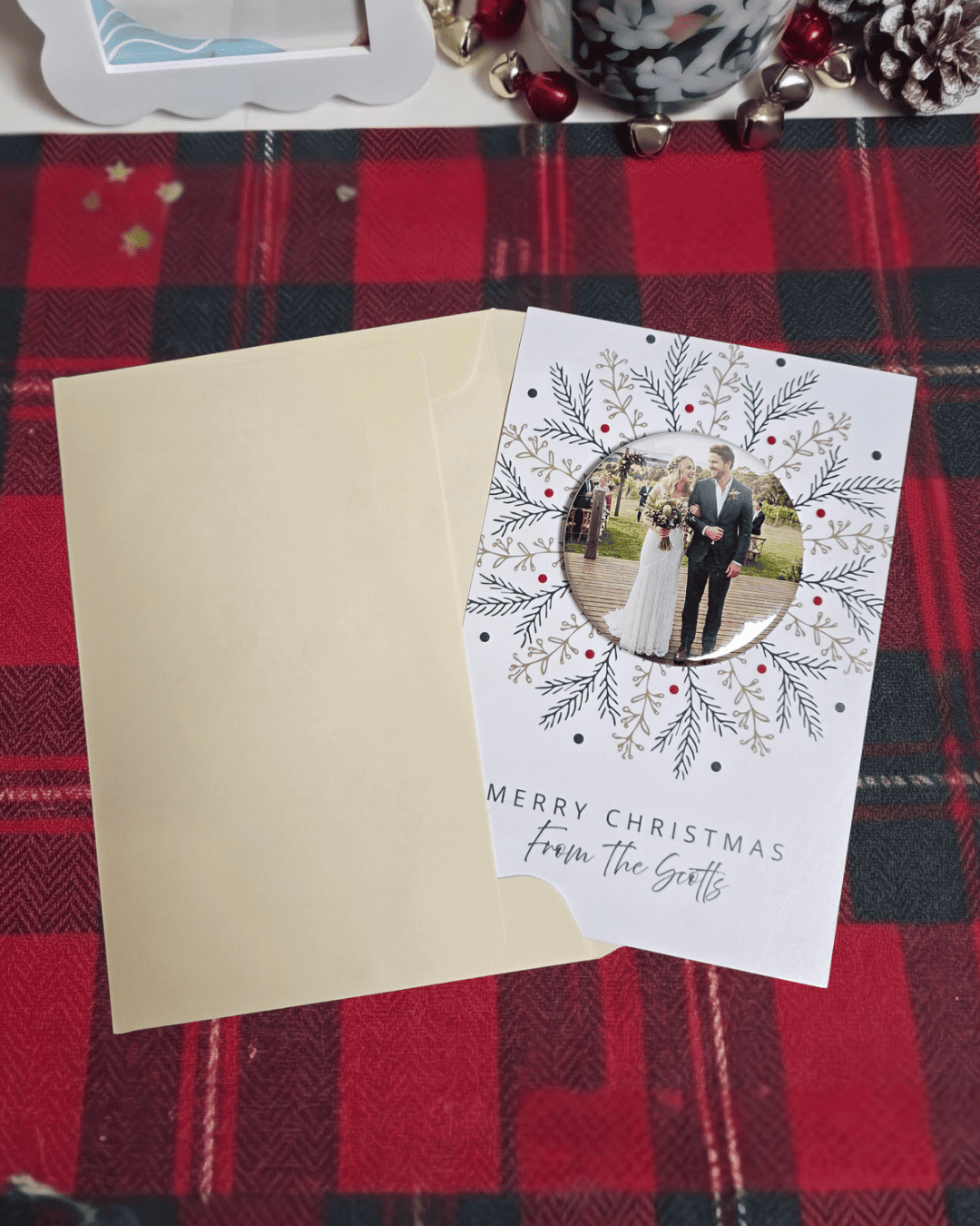 Personalised Christmas Photo Magnet Cards