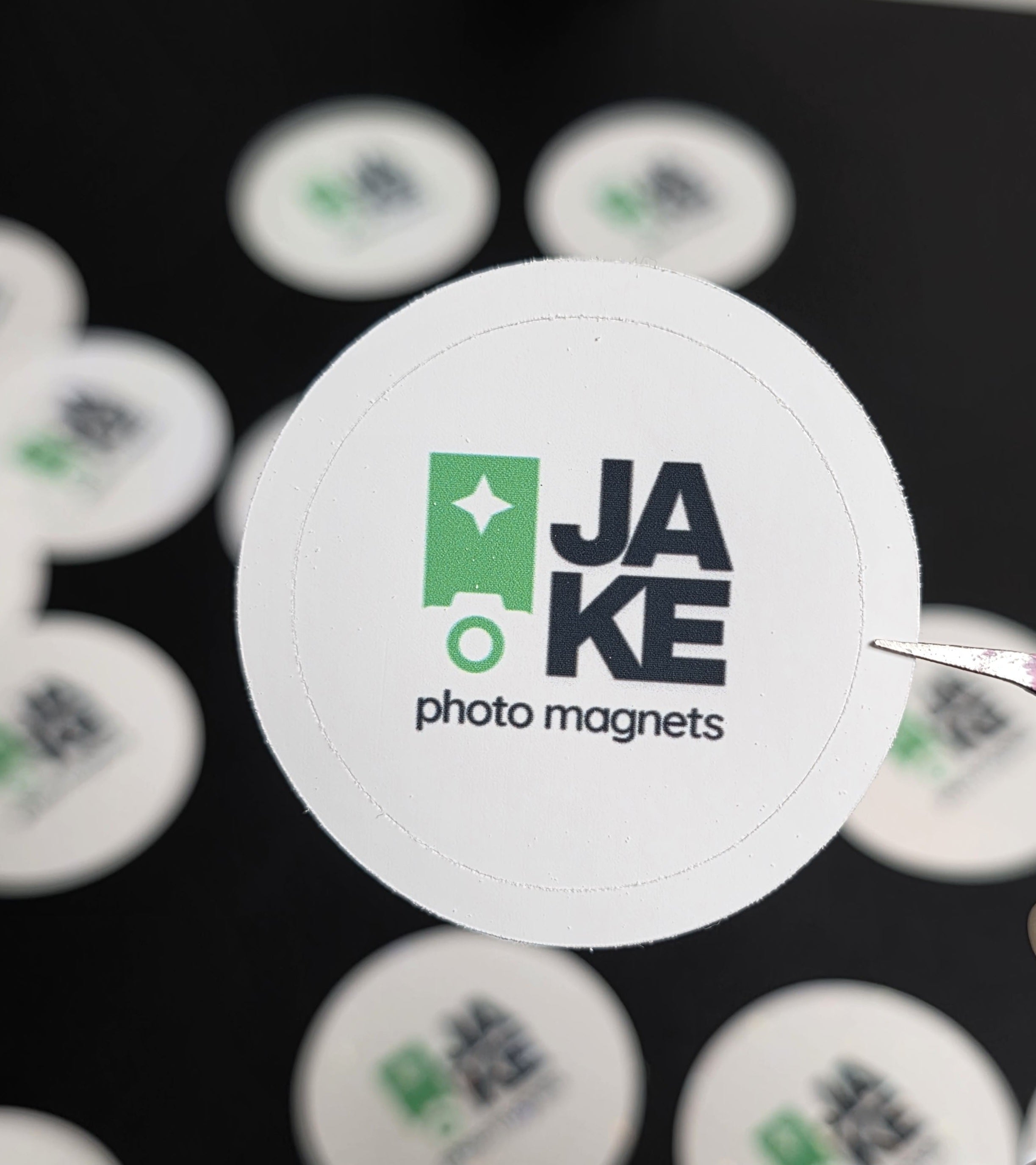 Easy Peel Custom Round Logo Stickers