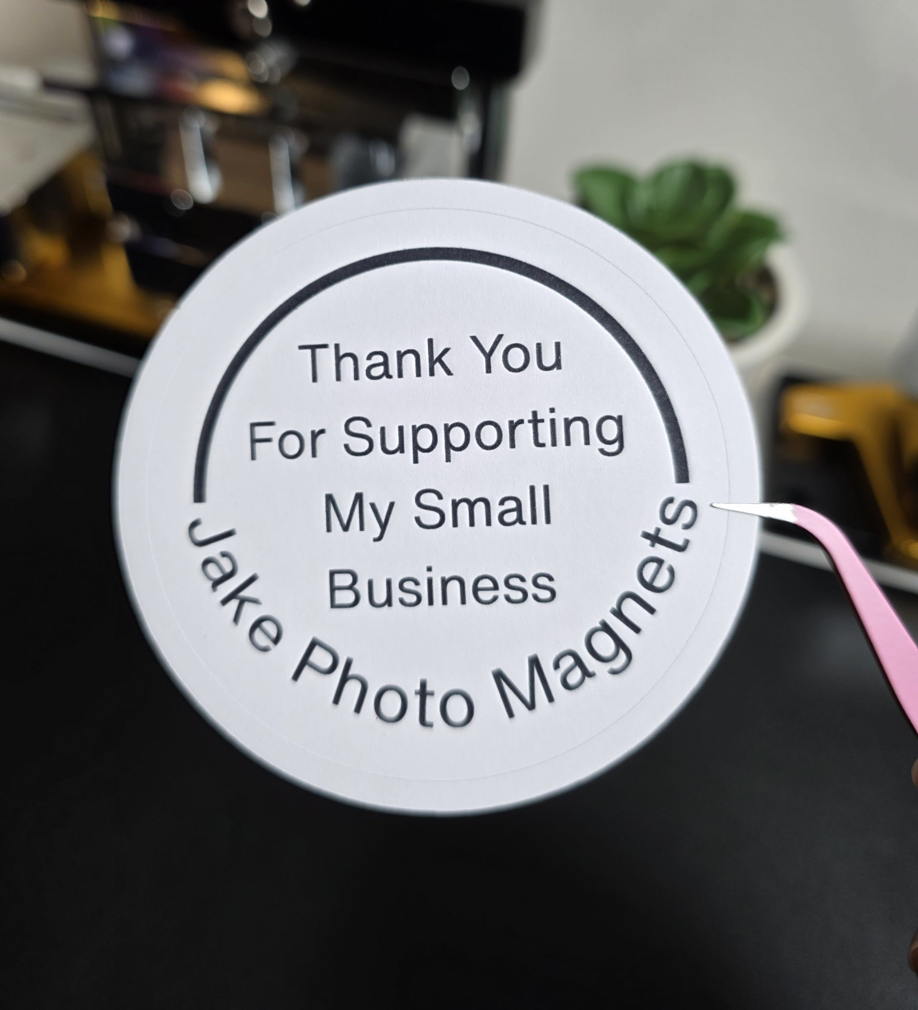 Custom Thank You Packaging Stickers