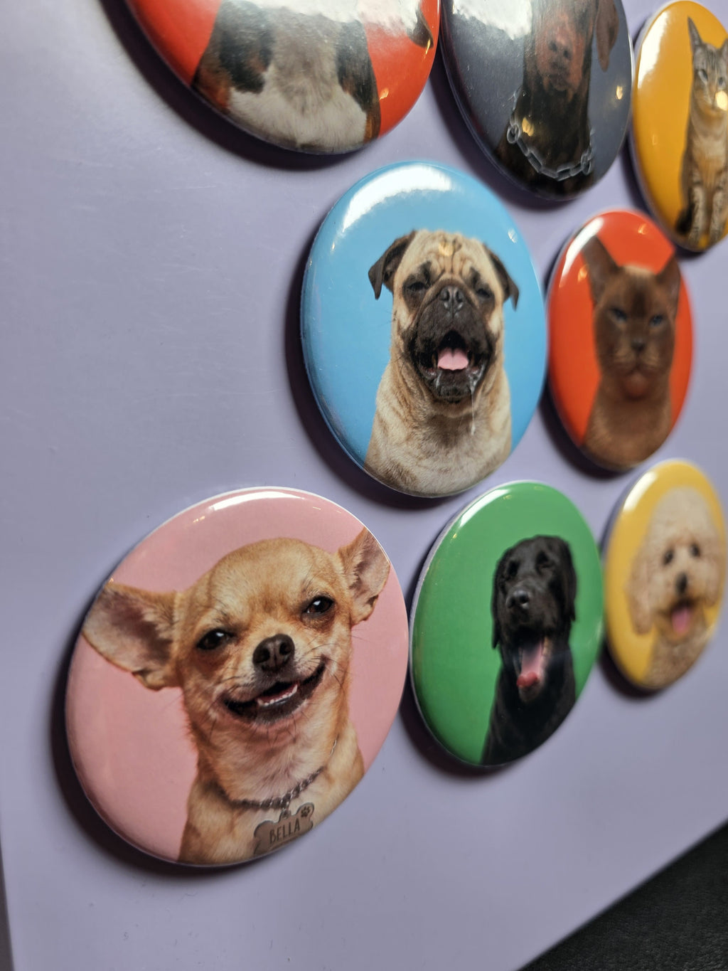 Round Custom Photo Magnets (5.8 cm)