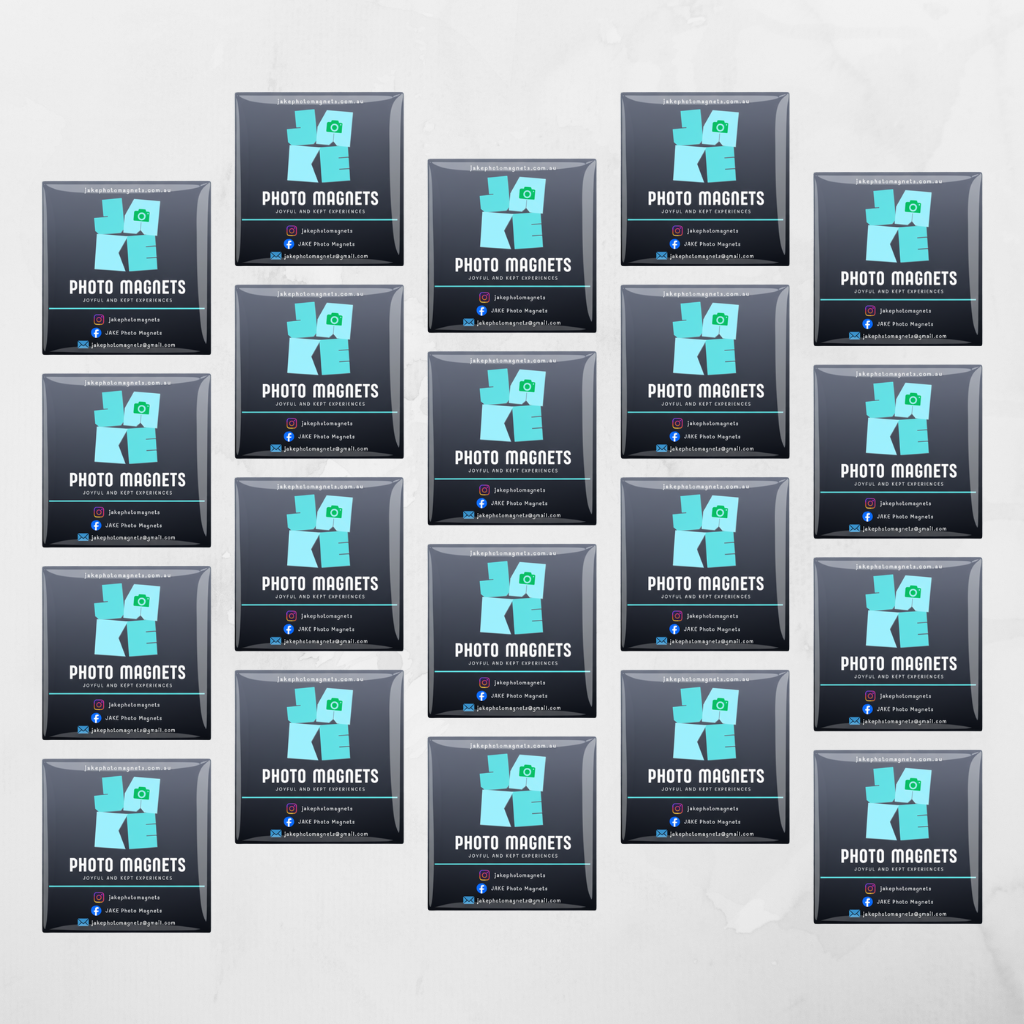 Bubble Photo Magnets