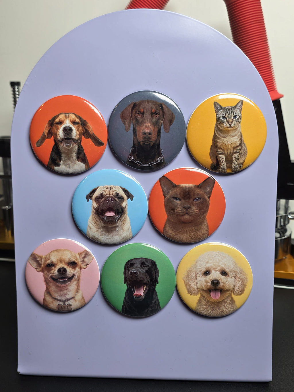 Round Custom Photo Magnets (5.8 cm)